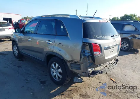 2013 Kia Sorento Lx V6 из США, поврежденный, VIN 5XYKT4A24DG403891
